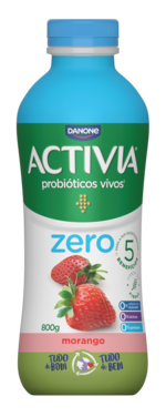 Activia Zero Lactose Morango - 800g